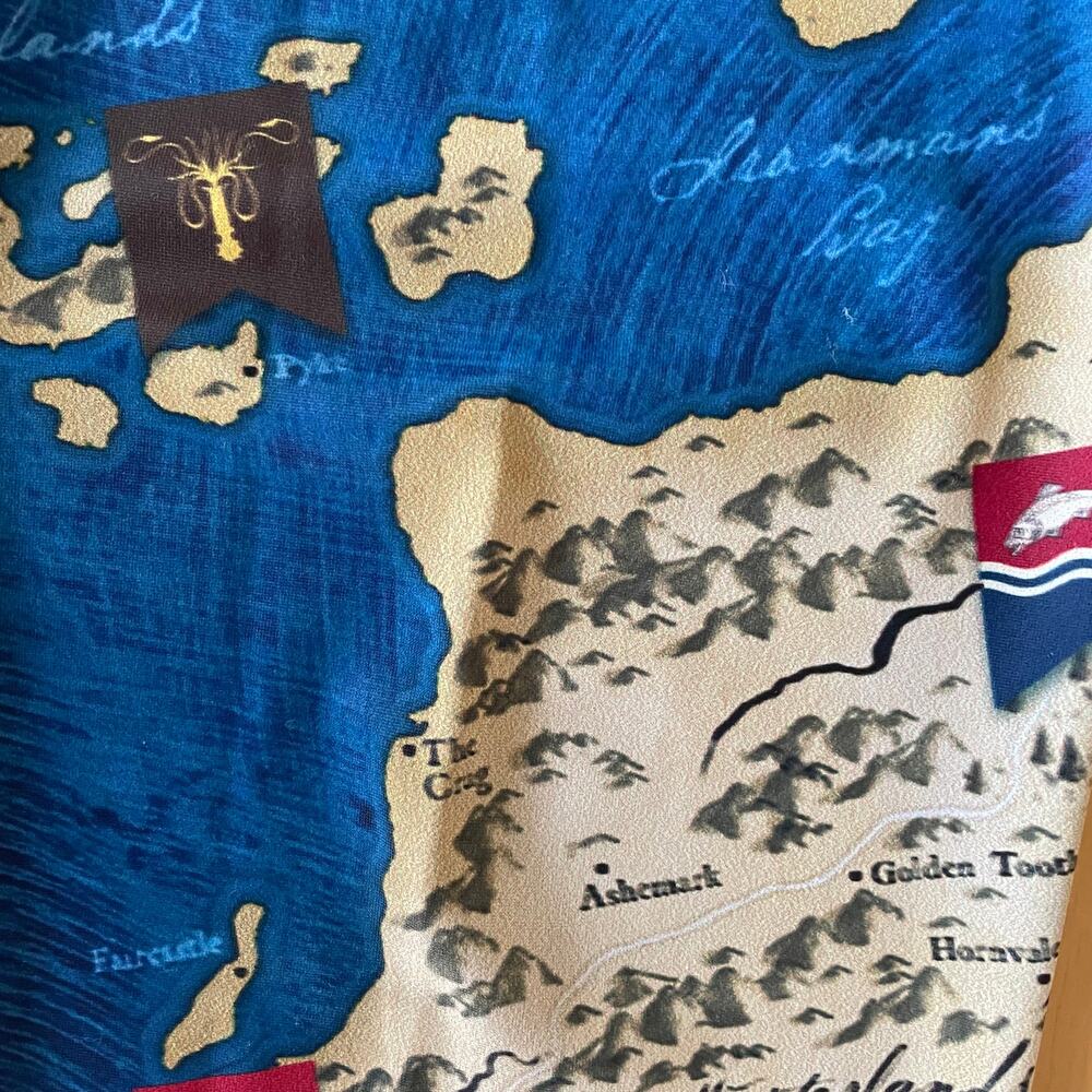 BlackMilk Game of Thrones Women's Leggings Map of Westeros Size Medium EUC - Picture 6 of 12